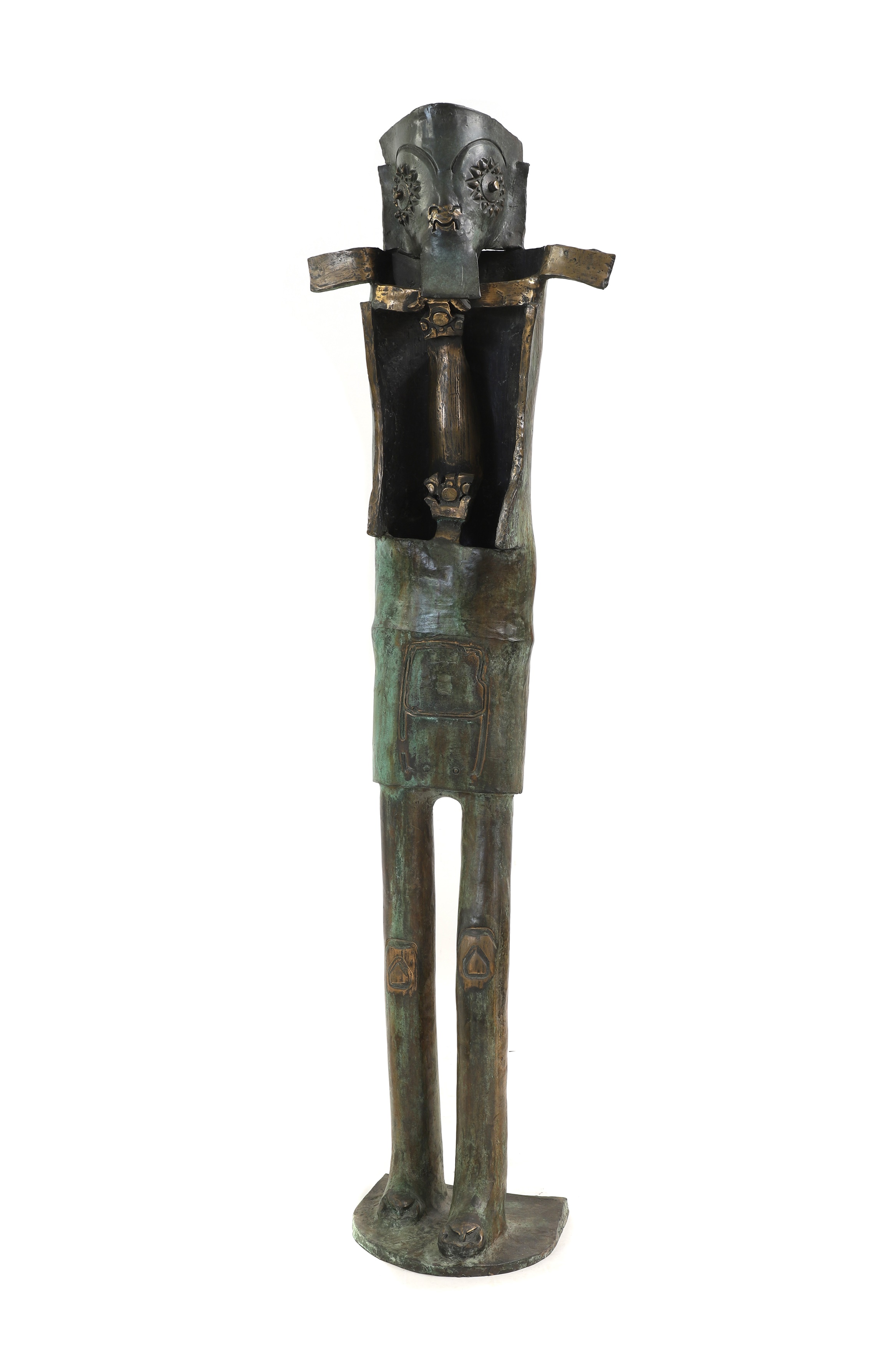 Roberto Matta (Chilean-Italian, 1911-2002) 'Absolux', 1991 bronze, signed, inscribed with title, 'Archive 91/14', 'Cera persa' (lost wax) and numbered 2/6 on base 162cm high (£7,000-10,000)